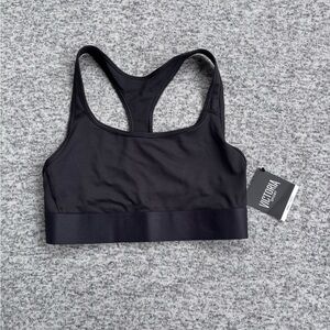 Victoria's Secret Black The Player Racerback Sports Bra
